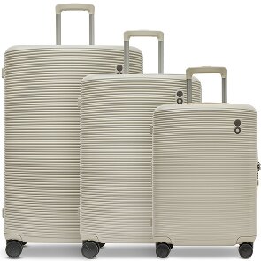 Echolac Ultima 4 wheels Suitcase set 3-piece with expansion pleat