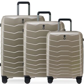 Echolac Exo 4 wheels Suitcase set 3-piece Expandable