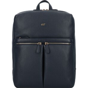 Braun Büffel Hanna Business backpack M Genuine Leather 40 cm Laptop compartment