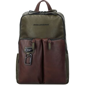 Piquadro Harper backpack RFID leather 40 cm laptop compartment
