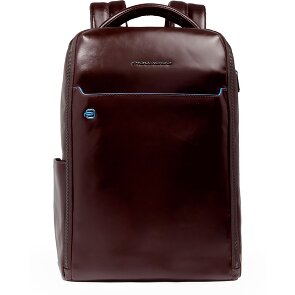 Piquadro Blue Square Daypack Leather 29 cm Laptop compartment