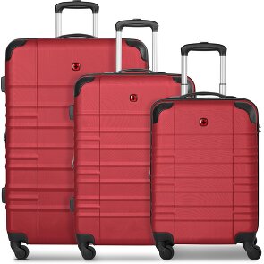 Wenger Amplar Evo 4 wheels Suitcase set 3-piece with expansion pleat