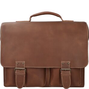 aunts & uncles Hunter Big Finn briefcase leather 40 cm laptop compartment