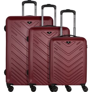 Check.In Milan 4 roll suitcase set 3pcs.