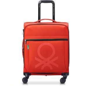Delsey Paris x Colors Benetton Color Block 4-wheeled cabin trolley 55 cm with expansion fold