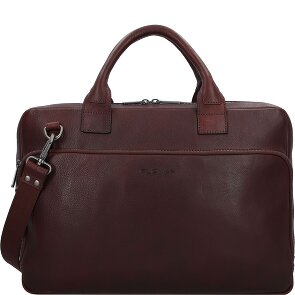 Plevier Vintage Larry Briefcase Leather 40 cm Laptop compartment