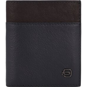 Piquadro Black Square Credit card case RFID protection Genuine Leather 9 cm