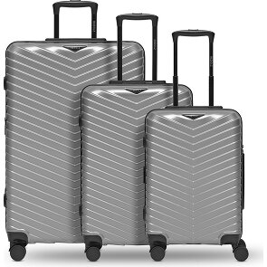Redolz Essentials 18 4 wheels Suitcase set 3-piece with expansion pleat