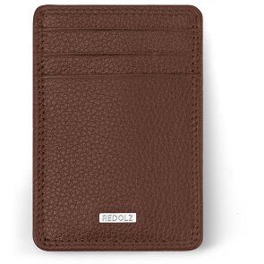 Redolz Leather Essentials credit card holder RFID leather 7 cm with money clip Redolz Leather Essentials credit card holder RFID leather 7 cm with money clip