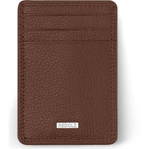 Redolz Leather Essentials credit card holder RFID leather 7 cm with money clip