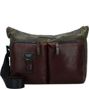Piquadro Harper shoulder bag leather 34 cm laptop compartment