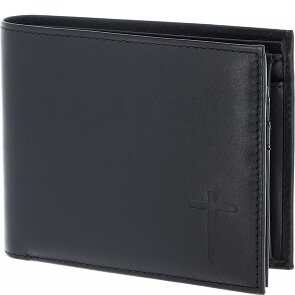 oxmox Leather Wallet RFID protection Genuine Leather 12 cm
