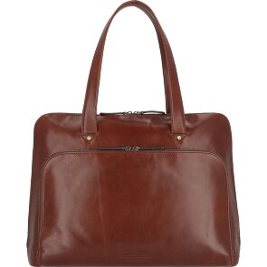 Leonhard Heyden Cambridge shoulder bag leather 41 cm laptop compartment