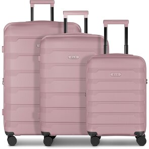 d&n South Dakota 4 wheels Suitcase set 3-piece with expansion pleat