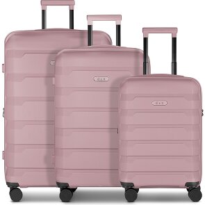 d&n South Dakota 4 wheels Suitcase set 3-piece with expansion pleat