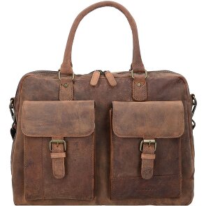 Harold's Antic Collection Briefcase leather 40cm laptop compartment