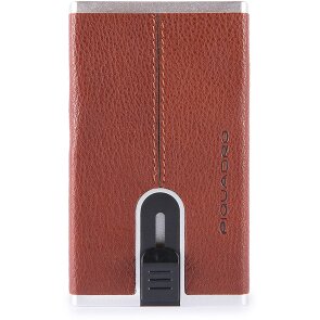 Piquadro Black Square credit card case RFID leather 6 cm