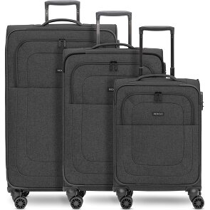 Redolz Essentials 12 THREE SET 4 wheels Suitcase set 3-piece with expansion pleat