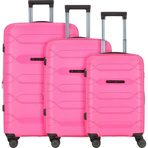 Polestream Strz by Asteroid 4 wheels Suitcase set 3-piece with expansion pleat