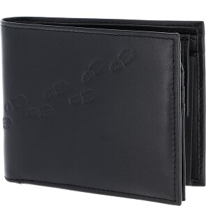 oxmox Leather Wallet RFID protection Genuine Leather 12 cm