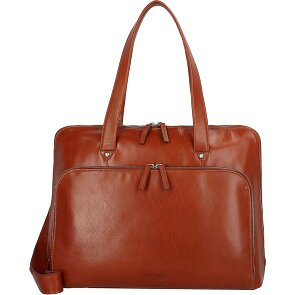 Leonhard Heyden Cambridge shoulder bag leather 41 cm laptop compartment
