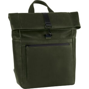 Leonhard Heyden Hague backpack leather 40 cm laptop compartment