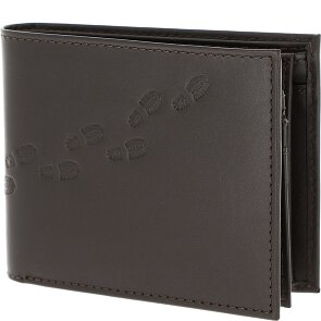oxmox Leather Wallet RFID protection Genuine Leather 10 cm