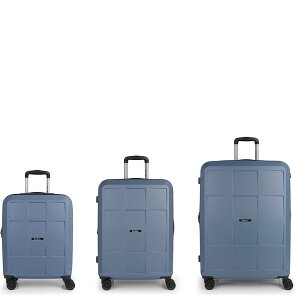 Gabol Montreal 4 wheels Suitcase set 3-piece with expansion pleat