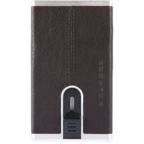 Piquadro Black Square credit card case RFID leather 6 cm