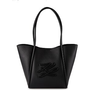 Karl Lagerfeld Autograph Shopper Bag Genuine Leather 40 cm