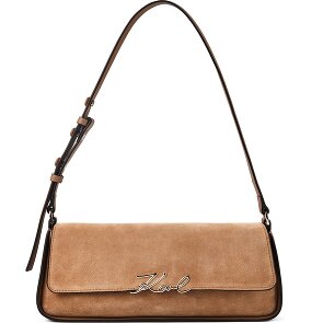 Karl Lagerfeld Signature Shoulder Bag Genuine Leather 32.5 cm
