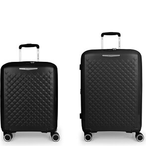 Gabol Queens 4 wheels Suitcase set 2-piece with expansion pleat