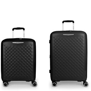 Gabol Queens 4 wheels Suitcase set 2-piece with expansion pleat Gabol Queens 4 wheels Suitcase set 2-piece with expansion pleat