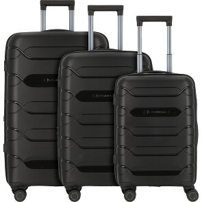 Polestream Strz by Asteroid 4 wheels Suitcase set 3-piece with expansion pleat