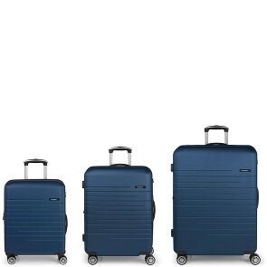 Gabol Escape 4 wheels Suitcase set 3-piece with expansion pleat