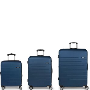 Gabol Escape 4 wheels Suitcase set 3-piece with expansion pleat