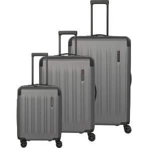 Travelite Dynamiic 4 wheels Suitcase set 3-piece with expansion pleat