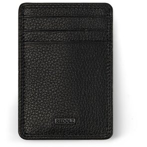 Redolz Leather Essentials credit card holder RFID leather 7 cm with money clip Redolz Leather Essentials credit card holder RFID leather 7 cm with money clip