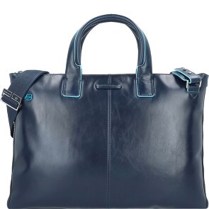 Piquadro Blue Square Briefcase Genuine Leather 42 cm Laptop compartment