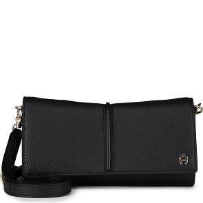Aigner Clutch purse RFID protection Leather 21 cm
