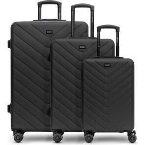 Redolz Essentials 07 3-SET 4 wheels Suitcase set 3-piece