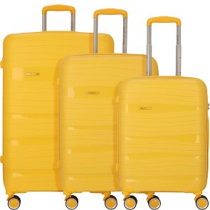 Worldpack Miami 4 wheels Suitcase set 3-piece
