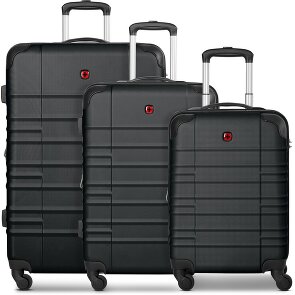 Wenger Amplar Evo 4 wheels Suitcase set 3-piece with expansion pleat