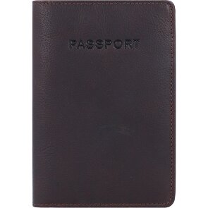 Burkely Antique Avery passport case RFID leather 10 cm