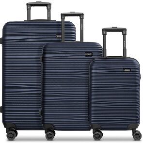 Redolz Essentials 16 3-SET 4 wheels Suitcase set 3-piece