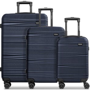 Redolz Essentials 16 3-SET 4 wheels Suitcase set 3-piece