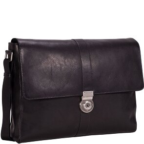 Leonhard Heyden Bergamo Messenger leather 38 cm laptop compartment