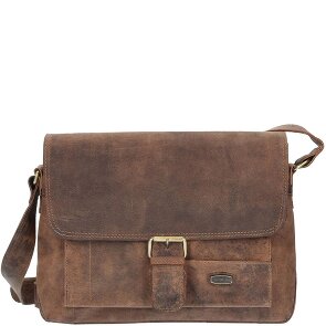 Harold's Antique Messenger 32 cm leather laptop compartment