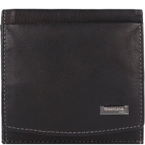 Greenland Nature Black Nappa wallet RFID leather 9.5 cm