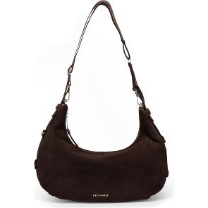 Hey Marly Lifetime Sister Suede Shoulder Bag M Leather 35 cm